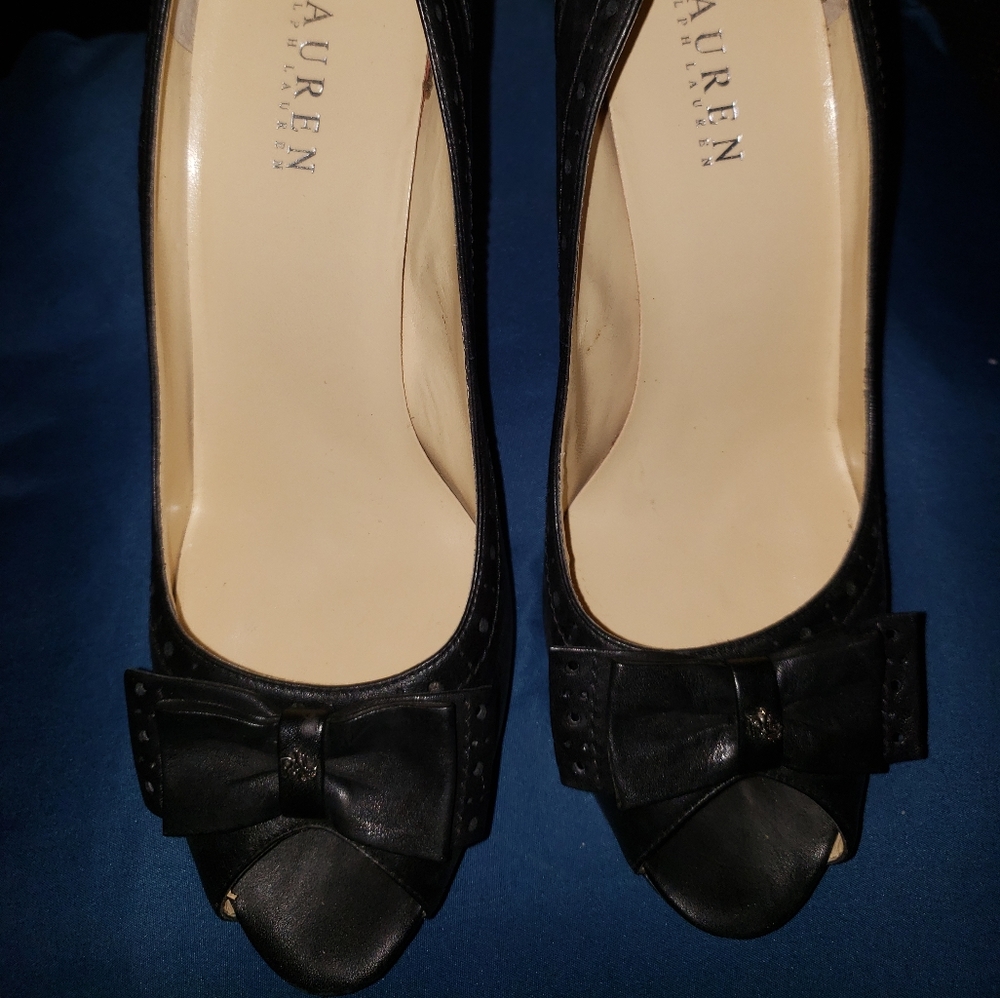 Black Peep Toe Shoes